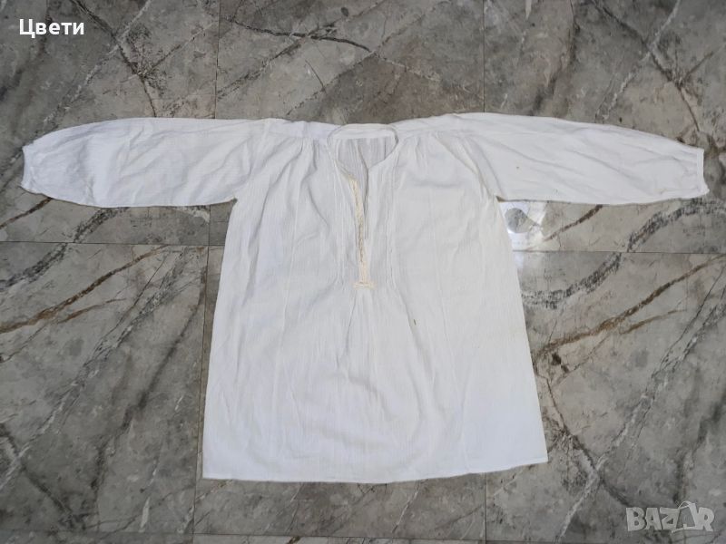 Автентична, мъжка риза - кенар, снимка 1