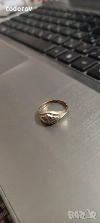 Златен пръстен 14к., снимка 1
