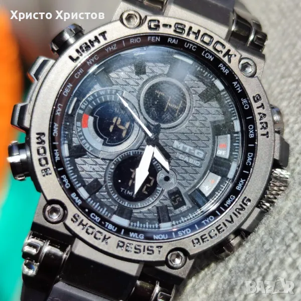 Мъжки луксозен часовник Casio G-SHOCK MT-G BLACK LIMITED EDITION , снимка 1