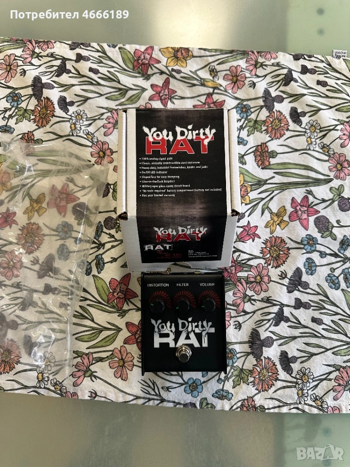 Ефект за китара RAT YOU DIRTY RAT, снимка 1