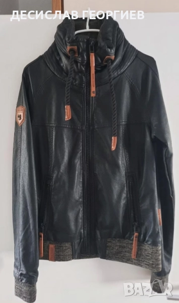 Кожено яке от естествена кожа на марката "NAKETANO"", снимка 1