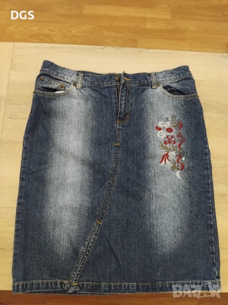 Дамска дънкова пола , снимка 1