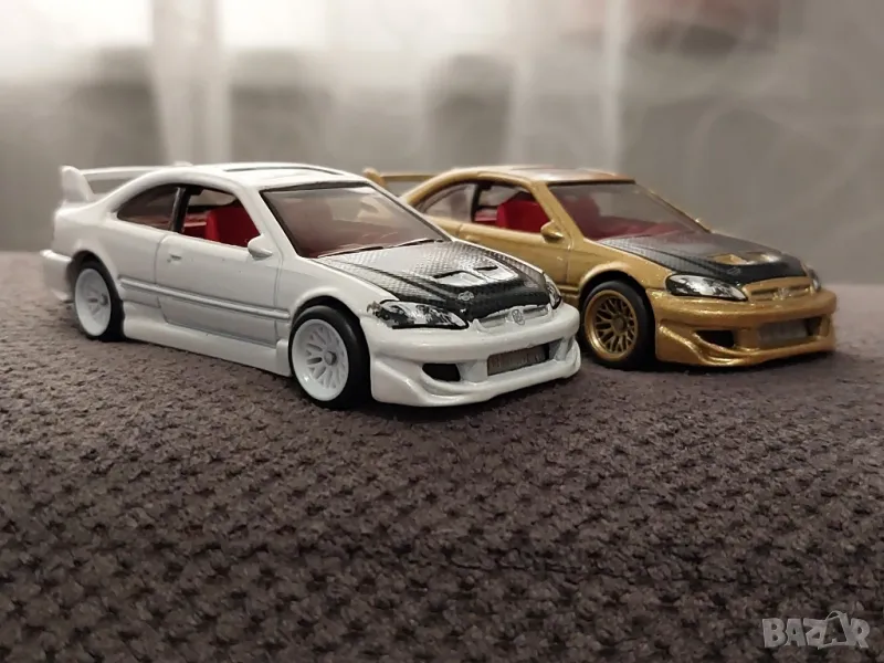 hot wheels honda civic si, снимка 1