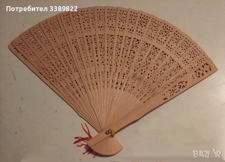 дървено ветрило, снимка 1