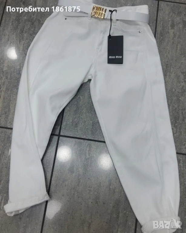 Страхотен модел дамски дънки MIU MIU, снимка 1