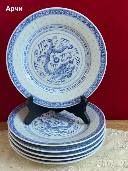 Винтидж Чинии от оризов порцелан, снимка 1