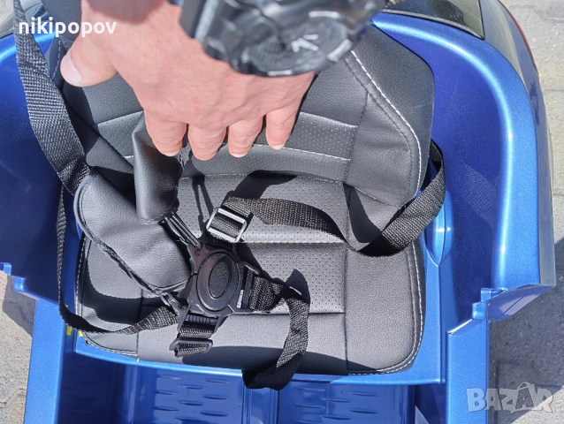 MERCEDES Акумулаторна кола Mercedes-Benz EQA син, снимка 4 - Други - 53849599