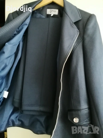 Дамски костюм с панталон ХЛ, снимка 2 - Костюми - 53826374