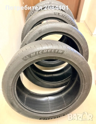 4 броя гуми за 400 евро Michelin Pilot Sport 4S 265/40/ZR20 с DOT 0823 , снимка 6 - Гуми и джанти - 54272136