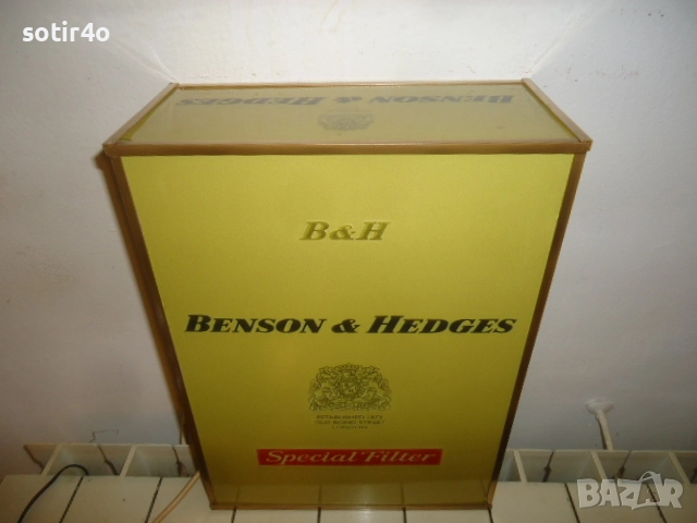 светеща реклама Benson Hedges, снимка 2 - Други ценни предмети - 51457513