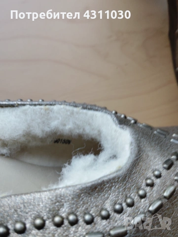 Нови златисти дамски чехли 40 номер, снимка 9 - Дамски обувки на ток - 53412850