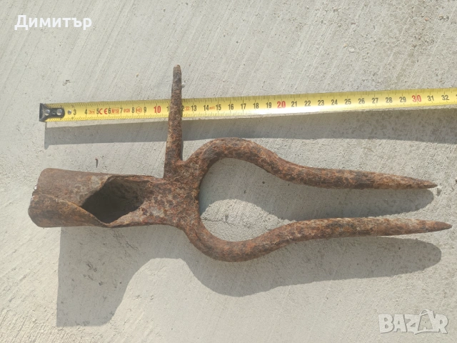 Ръчно кована вилица за цвекло