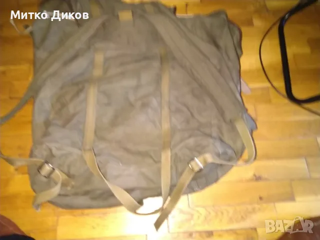 Раница брезентова от соца №10 50х56см странични джобове, снимка 7 - Оборудване и аксесоари за оръжия - 50168277