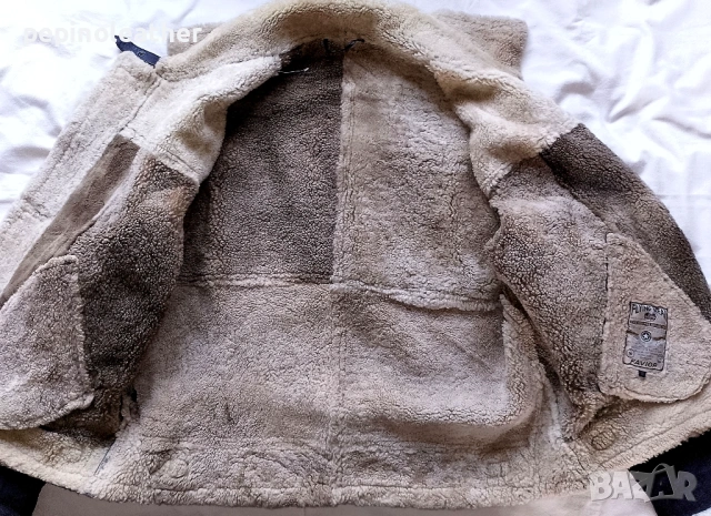 Flying Wear Оригинално Пилотско Кожено Яке от истинска агнешка кожа, тип В-3, размер US 52 / 3ХL, снимка 4 - Якета - 52794358