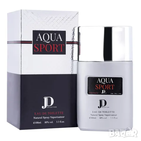 AQUA SPORT - Мъжки, дълготраен парфюм. Ароматен, морски, успокояващ аромат - 100мл. / Връхни нотки: , снимка 7 - Мъжки парфюми - 47946700