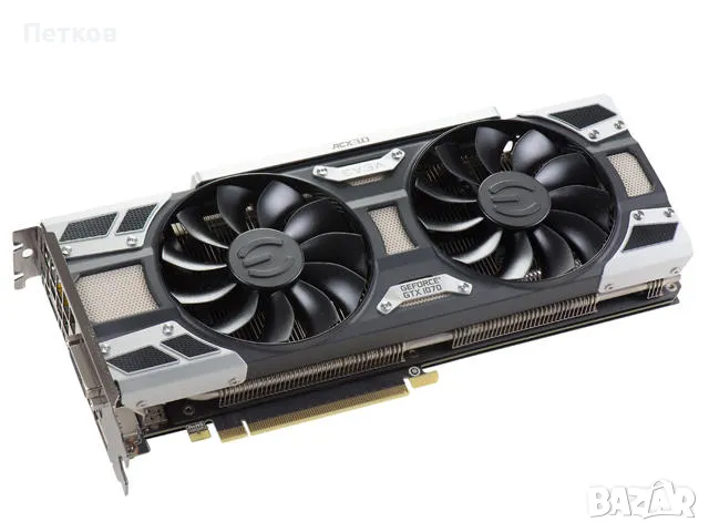 видеокарта EVGA SUPERCLOCKED GeForce GTX 1070 SC GAMING,8GB, 08G-P4-6173-KR, 8GB GDDR5,ACX 3.0 & LED, снимка 11 - Видеокарти - 49070904