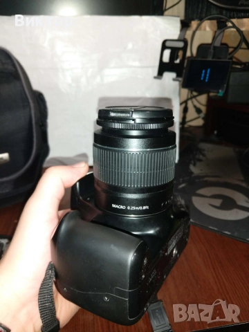 Фотоапарат Canon EOS 1100D с 18-55 обектив, снимка 7 - Фотоапарати - 52867769