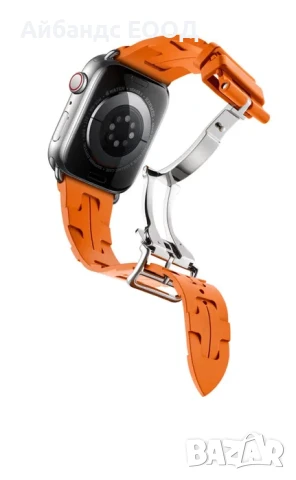 Hermès design каишка за Apple Watch ULTRA/SE/10/9/8/7/6/5/4/3, снимка 9 - Каишки за часовници - 49424101