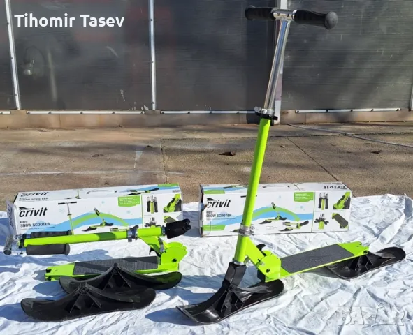 Скутер за сняг, snow scooter, тротинетка за сняг, снимка 5 - Зимни спортове - 49090479