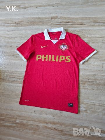 Оригинална мъжка тениска Nike Dri-Fit x PSV Eindhoven / Season 13-14 (Home), снимка 2 - Тениски - 45854902