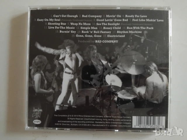 Bad Company – Rock 'n' Roll Fantasy The Very Best Of Bad Company - матричен диск музика, снимка 3 - CD дискове - 53487347