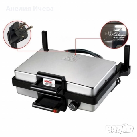 Електрическа скара и фурна Silex 2000W, снимка 4 - Печки, фурни - 51826521