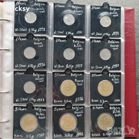 Колекция 180 бр монети в албум KaBe - Европа, Русия и др, снимка 5 - Нумизматика и бонистика - 53234440