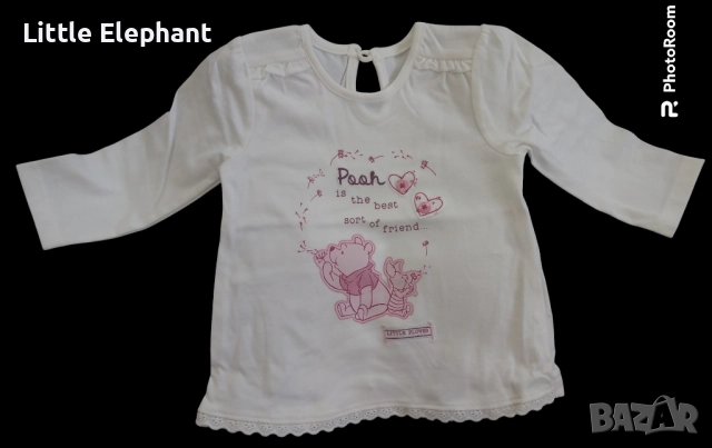 Блузка с дълъг ръкав за 12-18 мес момиченце"Disney,Pooh is the best sort of friend",Англия/нова