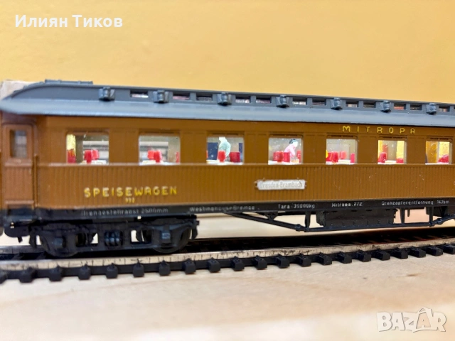 Вагон-ресторант Mitropa Schicht 1:87 HO влак, влакче, снимка 2 - Влакчета, самолети, хеликоптери - 53924707