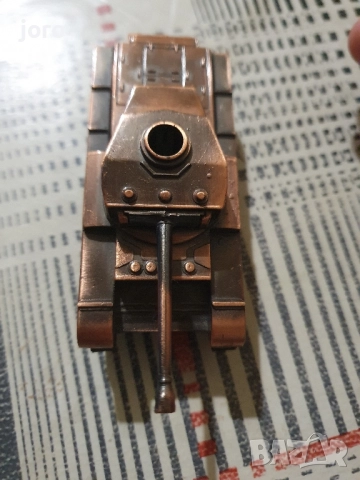 бронзов танк запалка, снимка 2 - Колекции - 51474848