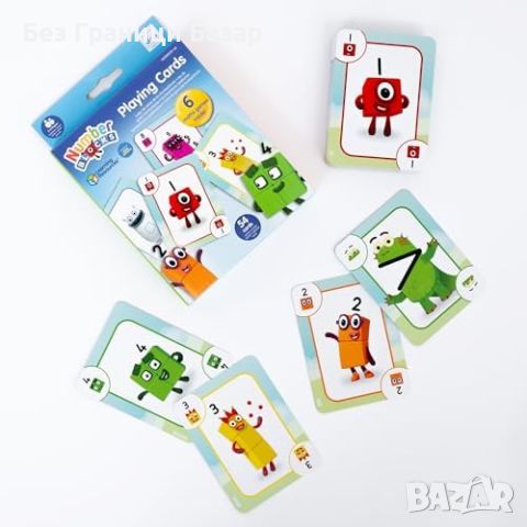 Нови Образователни Карти Numberblocks за Игра и Учене деца 3+, снимка 4 - Образователни игри - 45359496