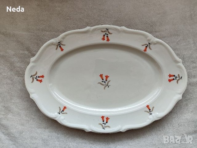 Стара немска порцеланова чиния , снимка 1 - Антикварни и старинни предмети - 45828126