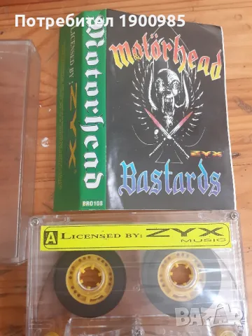 Аудио Касета Motorhead Bastards, снимка 1 - Аудио касети - 49524495