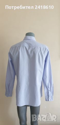 Hugo Boss HUGO Kason Slim Fit Pique Cotton Mens Size 42/ 16 / 1/2 L НОВО! ОРИГИНАЛ! Мъжка Риза!, снимка 8 - Ризи - 46170935