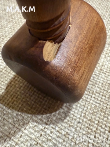 Стара дървена орехотрошачка, снимка 7 - Антикварни и старинни предмети - 53867757
