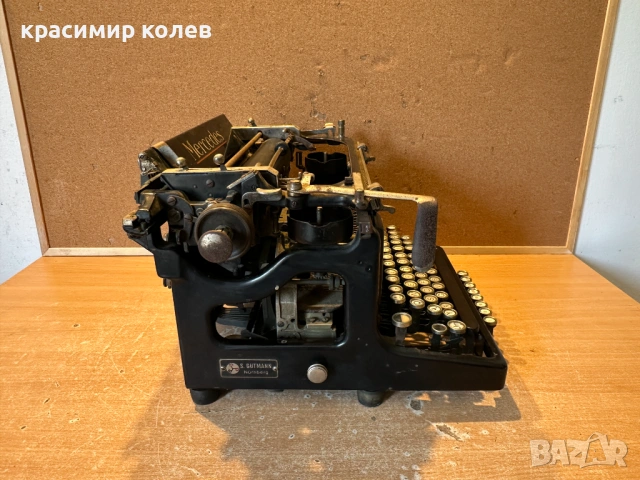 стара пишеща машина "MERCEDES Modell 5", снимка 7 - Антикварни и старинни предмети - 54126670