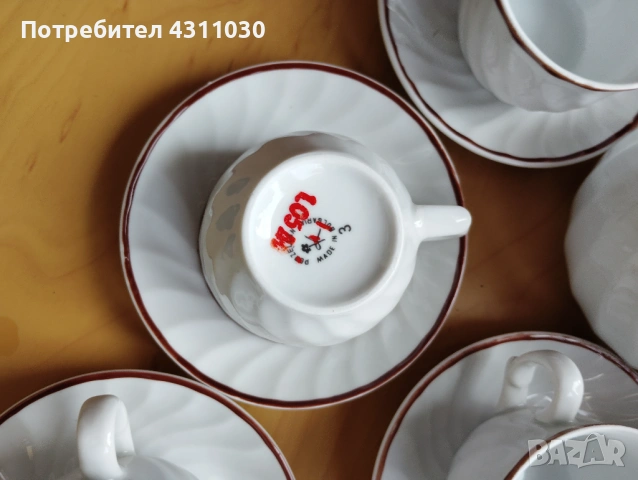 Нови българси  сервизи за кафе от 80-те години, снимка 15 - Сервизи - 54199352