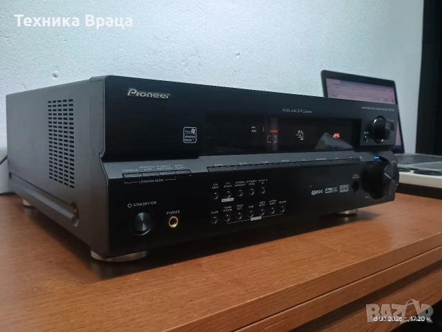 Pioneer VSX-515-K 6.1-канален ресивър с голяма мощност! Изпращам видео. , снимка 3 - Ресийвъри, усилватели, смесителни пултове - 53890356