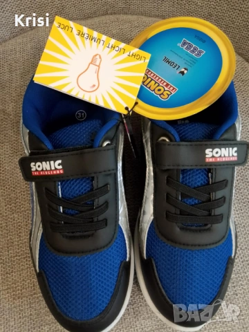 Детски светещи маратонки Sonic, снимка 2 - Детски маратонки - 54220671
