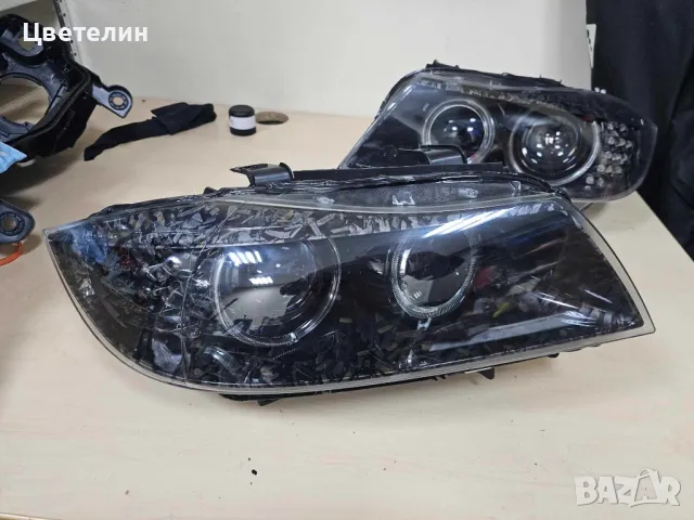 Фарове за BMW 3 E90 E91 Facelift АЕРОГРАФИКА фар farove бмв 3 90, снимка 1 - Части - 49442581