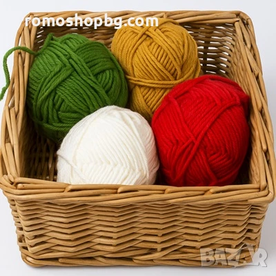 Комплект за плетене на една кука Maaleo, 58 части, прежда, куки, аксесоари за плетене, снимка 4 - Други стоки за дома - 50868356