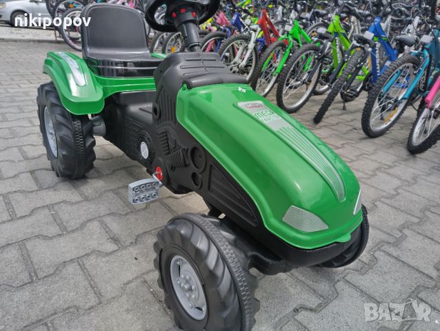 PILSAN зелен детски трактор MEGA, снимка 1 - Коли, камиони, мотори, писти - 46130582
