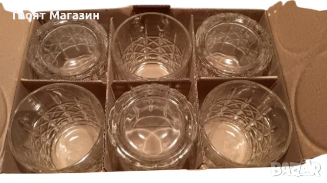 Луксозен комплект кристални чаши за уиски 6 бр. , снимка 4 - Чаши - 48899864