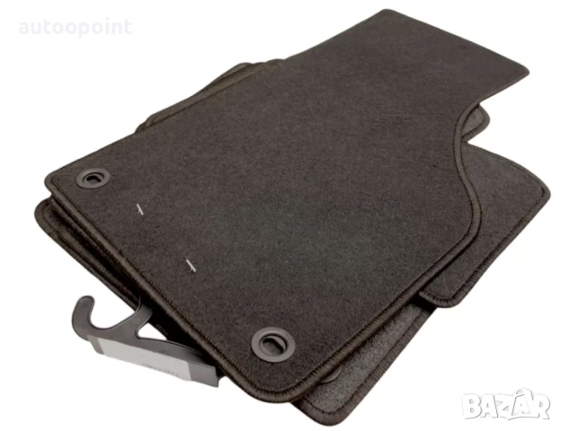 Мокетни стелки за VW Passat B6 / B7 / 3С (2005-2014) - с елипсовидни щипки Petex, снимка 2 - Аксесоари и консумативи - 53898776