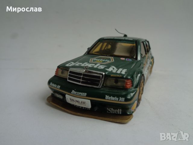 1:43 MINICHAMPS MERCEDES BENZ 190 E EVO КОЛИЧКА МОДЕЛ, снимка 2 - Колекции - 45415403