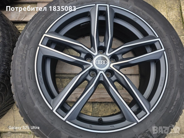 Лети джанти 19ки 5х112 O.Z.Racing Audi + зимни гуми 235/55/19 Michelin, снимка 6 - Гуми и джанти - 53757397