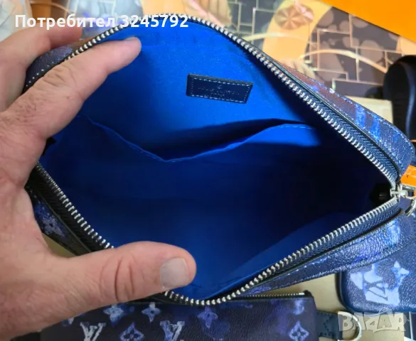 мъжка чанта louis vuitton, снимка 9 - Чанти - 47596052