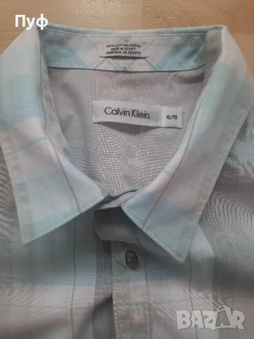 Calvin Klein мъжка оригинална риза, снимка 2 - Ризи - 48941837