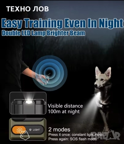 Електронен нашийник за куче професионален от висок клас с голям обхват ДО 2000 метра , снимка 6 - За кучета - 52253040