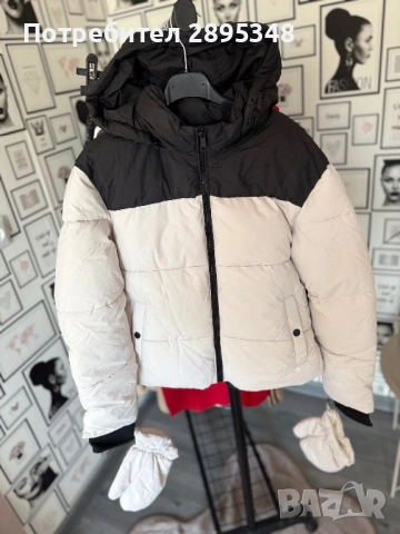 Топъл модел яке в комплект с ръкавички, снимка 8 - Якета - 53149111